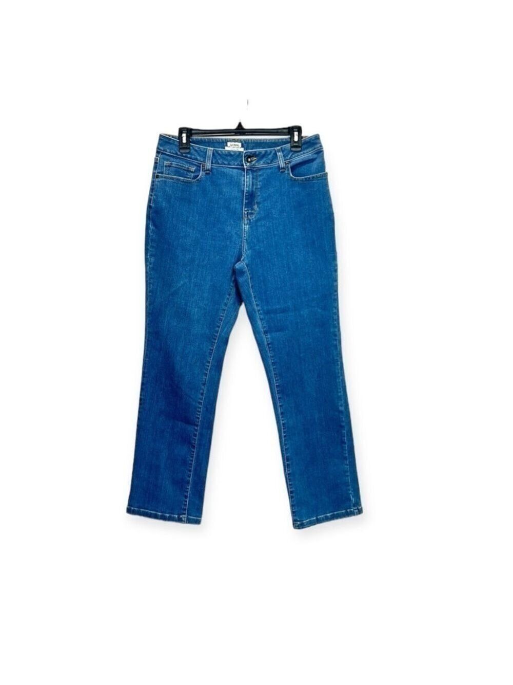 L.L. Bean Women Classic Fit High Rise Jeans Size 12 Straight Leg